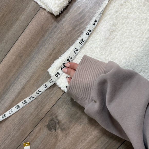 Aerie marshmallow fuzzy flare lounge pant white - Picture 7 of 7